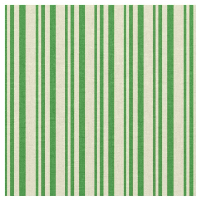 Tela Selva verde y pálida franjas de oro (De cerca)