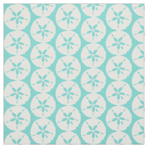 Tela Selvas de arena blanca en azul marino