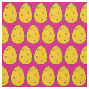 Tela Semana de primavera de la caza de huevos de poliés