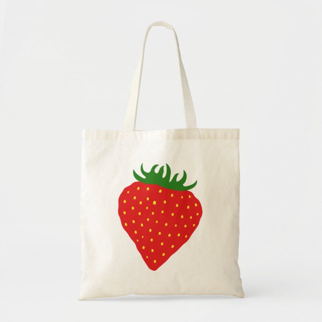 Tela Sencillamente bolso personalizado de fresa - elegi (Frente)