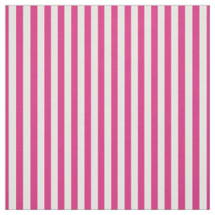 Tela Sencillo patrón de rayas Fuchsia/White Trendy