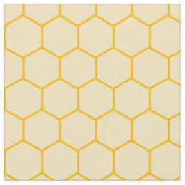 Tela Sencillo y elegante patrón de abeja amarillo claro