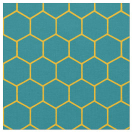 Tela Sencillo y elegante patrón de Honeycomb Resumen Ve