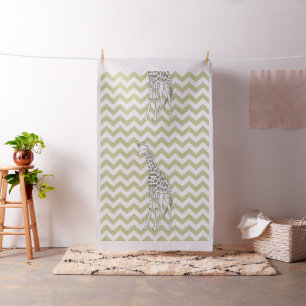 Tela Serengeti Safari Chevron Pop Art Giraffe