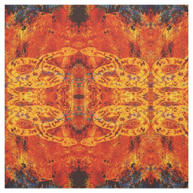 TELA ¡SERPIENTE DEL FUEGO! (Retal)