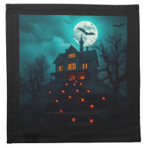 Servilleta de Halloween de Casa Embrujada Espeluzn