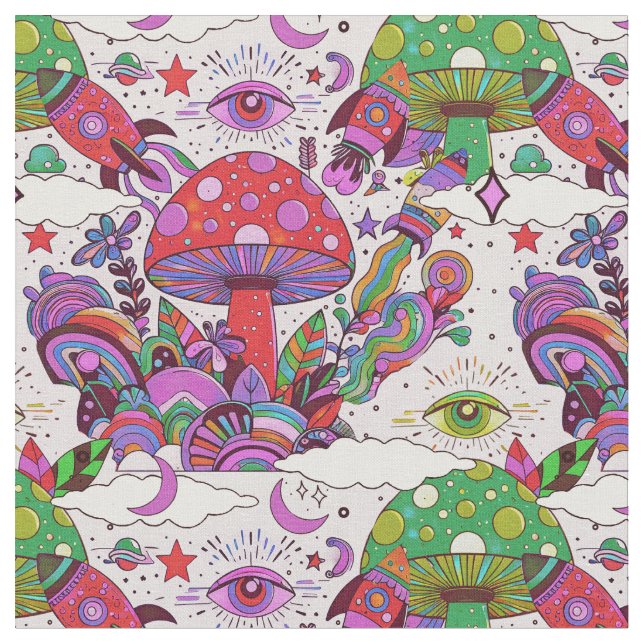 Tela Setas y buques de cohetes caprichosos (De cerca)