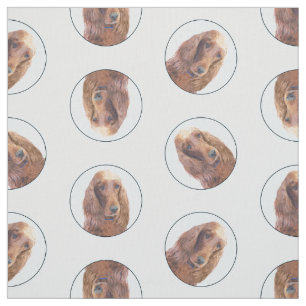 Tela Setter irlandés pintando arte de perro original de