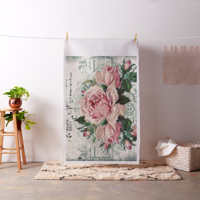 Tela shabby chic, desoupage, victoriano, moda francesa, (In Situ)