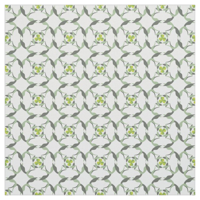 Tela Shamrock Celtic Inspired Pattern St. Patrick's Day (Retal)