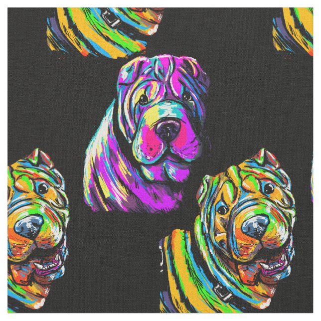 Tela Shar pei (De cerca)