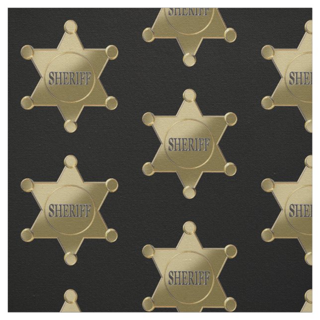 Tela Sheriff golden star (Retal)