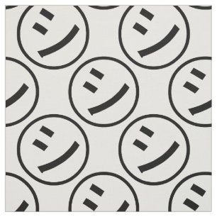 Tela ㋛ Shi Kana Katakana Emoji sonriente / Emoticon