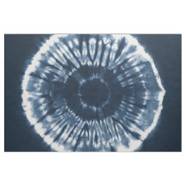 Tela Shibori mano-teñido moderno de los azules añiles