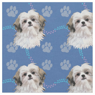 Tela Shih Tzu artístico 4