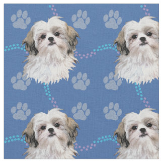 Tela Shih Tzu artístico 4