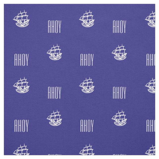 Tela Ship Ahoy Fabric (Retal)