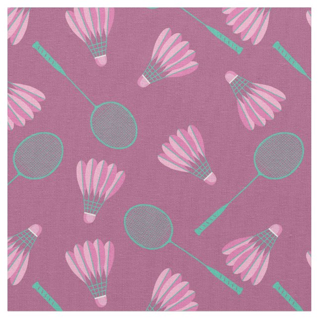 Tela Shuttlecocks con raquetas de bádminton (De cerca)