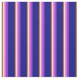 Tela Siena, blanca, rosa caliente, púrpura y azul