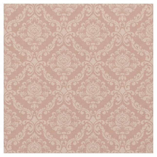 Tela Sienna Damask (De cerca)