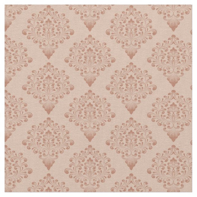 Tela Sienna Damask (De cerca)