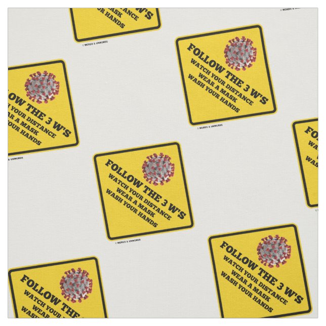 Tela Siga el Rótulo de lavar manos de la máscara de rel (Retal)