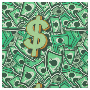 Tela signo de dólar rico en efectivo