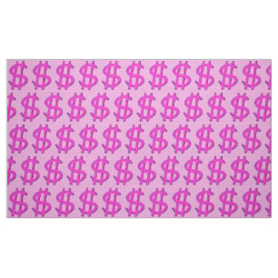 Tela Signo de dólar rosa