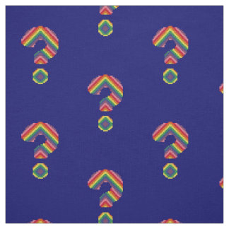 Tela Signo de interrogación del arco iris