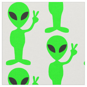 Tela signo de paz alien lindo