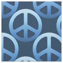 Signo de paz azul