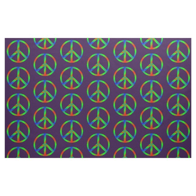 Tela Signo de paz RGB ("Cuarto gordo" (fat quarter))