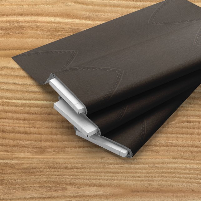 Tela Silencio de piel de imitación marrón (Subido por el creador)