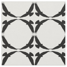 Tela Silhouette Circle de Hawks Arte natural de aves