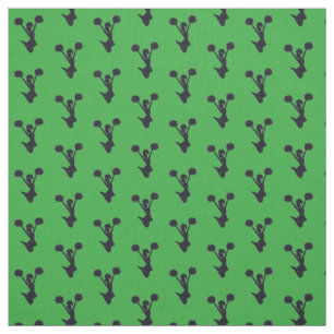 Tela Silhouette de Green Background Cheer