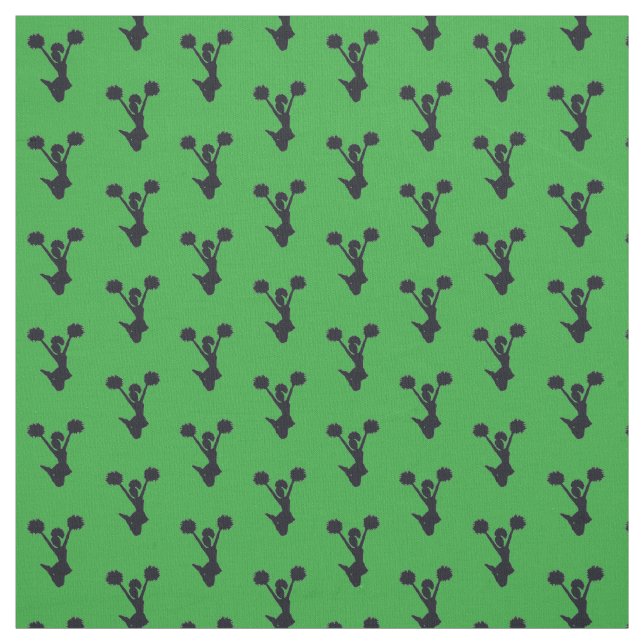 Tela Silhouette de Green Background Cheer (Retal)