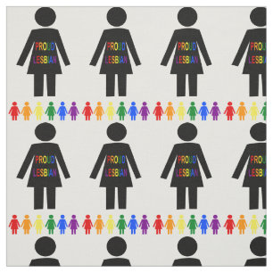 Tela Silhouette lesbiana LGBTQ y damas de arco iris