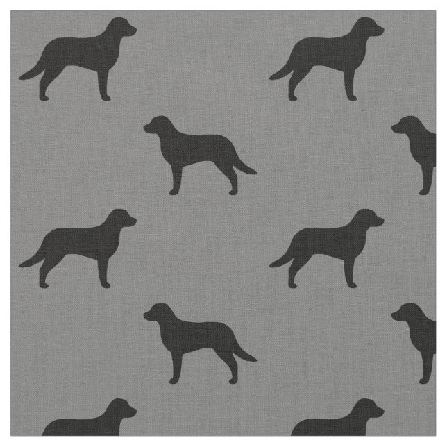 Tela Silhouettes Chesapeake Bay Retriever Chessies (De cerca)