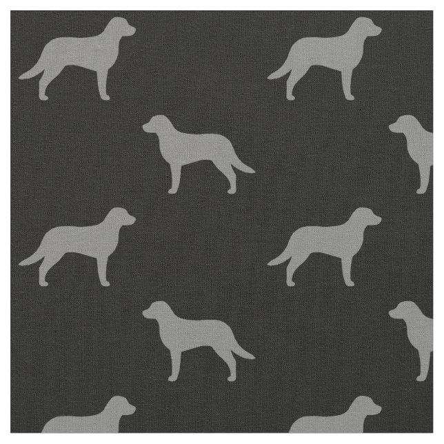 Tela Silhouettes Chesapeake Bay Retriever Chessies (De cerca)