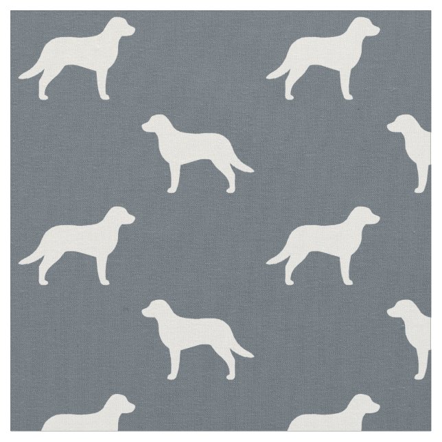Tela Silhouettes Chesapeake Bay Retriever Chessies (De cerca)