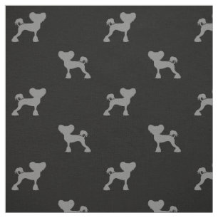 Tela Silhouettes chino reposado estrangulan perros de c