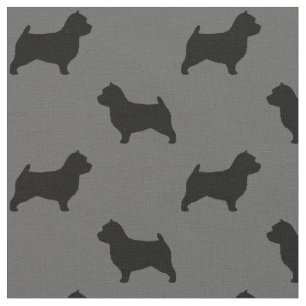 Tela Silueta de Norwich Terrier
