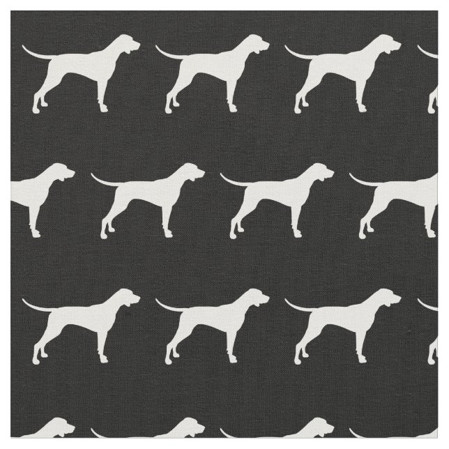 Tela Silueta de Perro Pointer Mascota (De cerca)