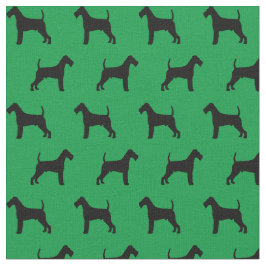 Tela Silueta de Terrier irlandés