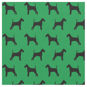 Tela Silueta de Terrier irlandés