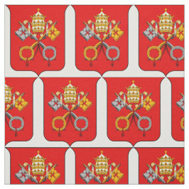 Tela Símbolo católico del emblema cristiano Vaticano