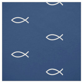 Tela Símbolo cristiano de pescado Ichthys imagen de Per