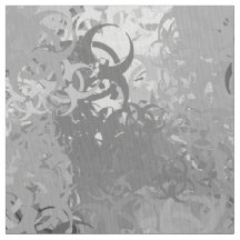 Símbolo de Biopeligro tejido de camo urbano