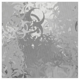 Tela Símbolo de Biopeligro tejido de camo urbano