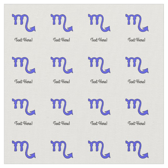 Tela Símbolo de escorpión (De cerca)